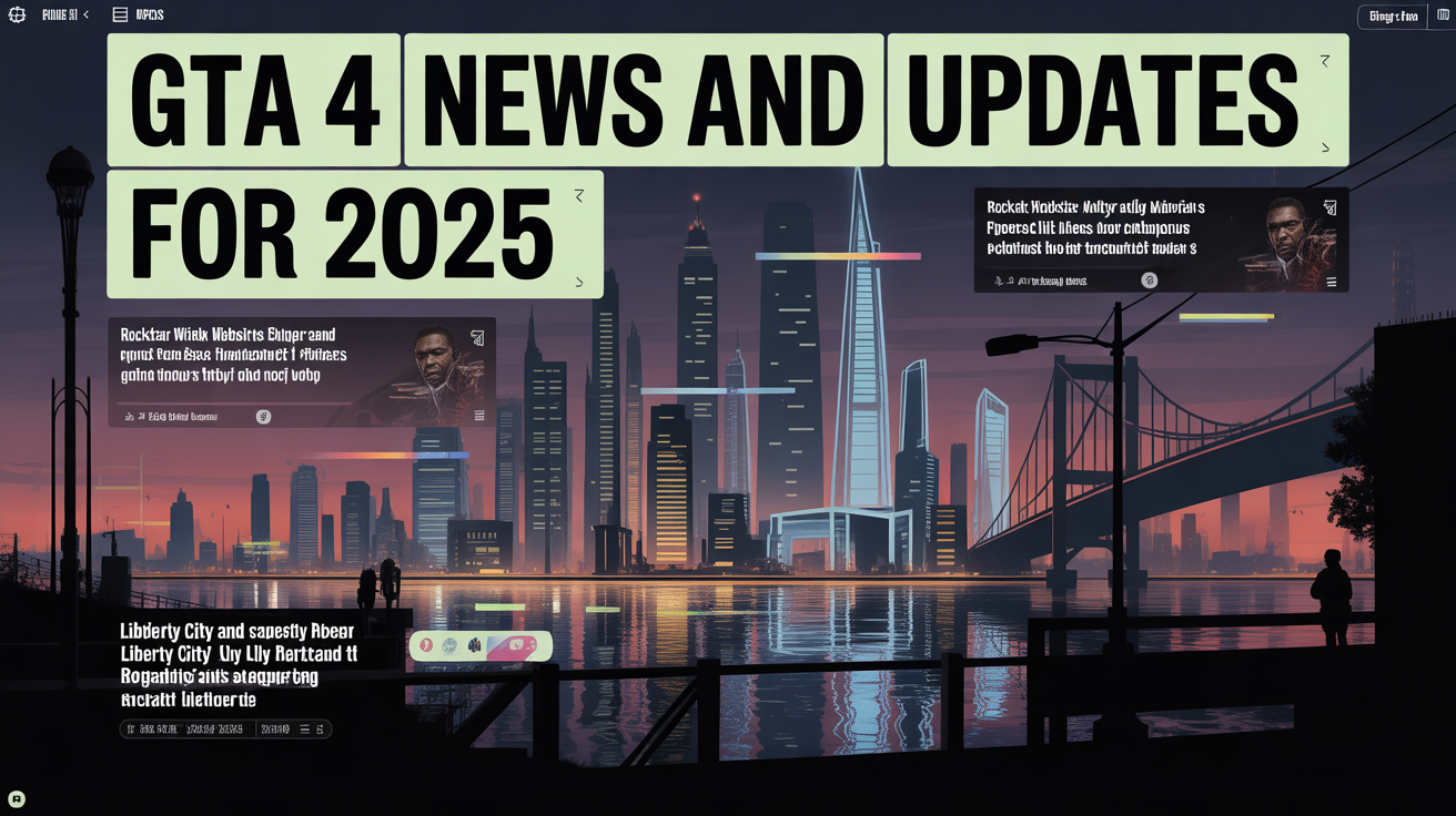 GTA 4 news and updates for 2025 spark fan excitement worldwide