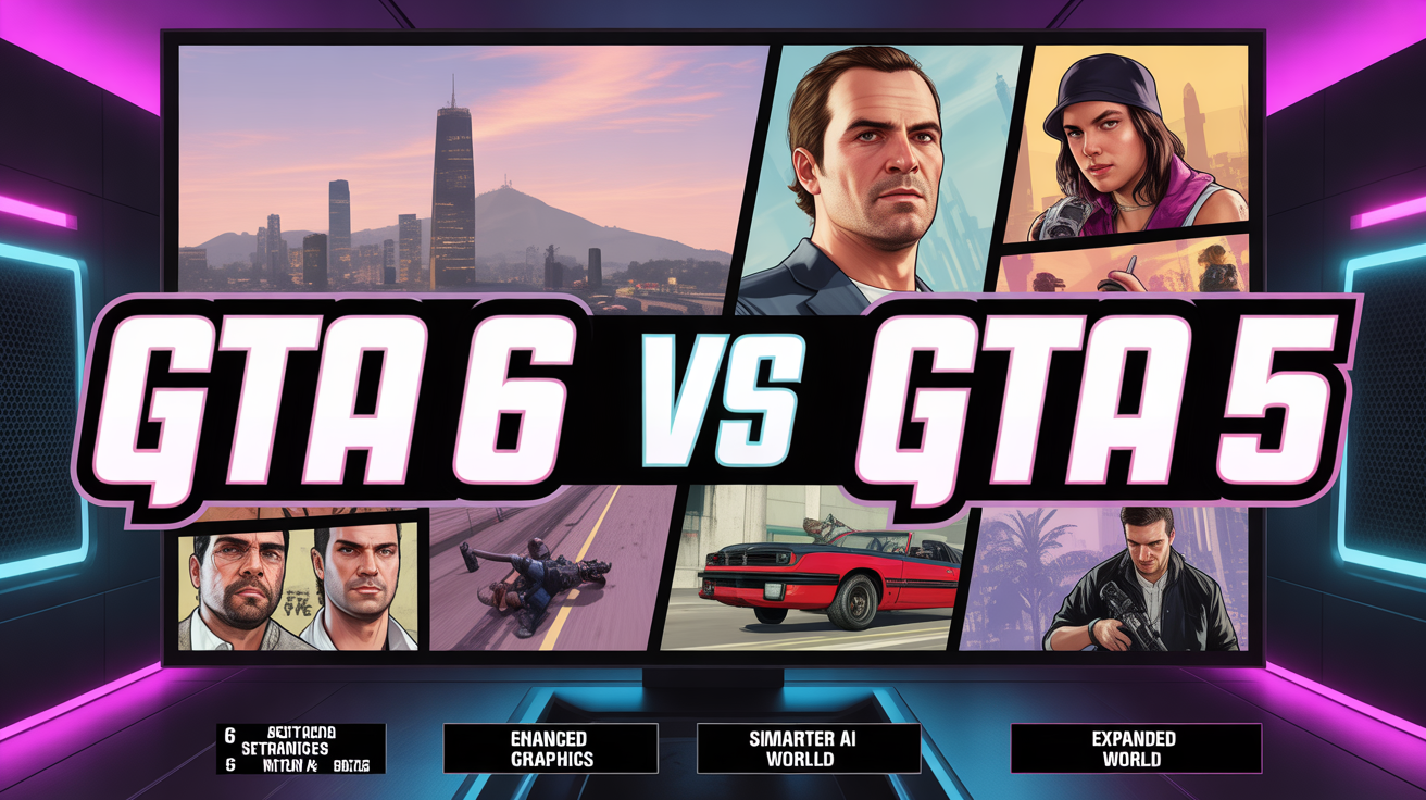GTA 6 Comparison with GTA 5: The Ultimate Breakdown of Changes and Upgrades