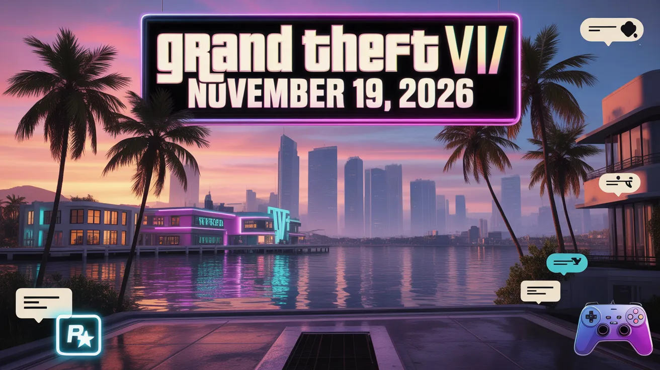 GTA 6 Rockstar Announcement: Official Release Date Confirmed for November 19, 2026