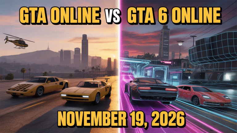 GTA Online vs GTA 6 Online: Fresh Start, Better Combat, and Official Roleplay Tools