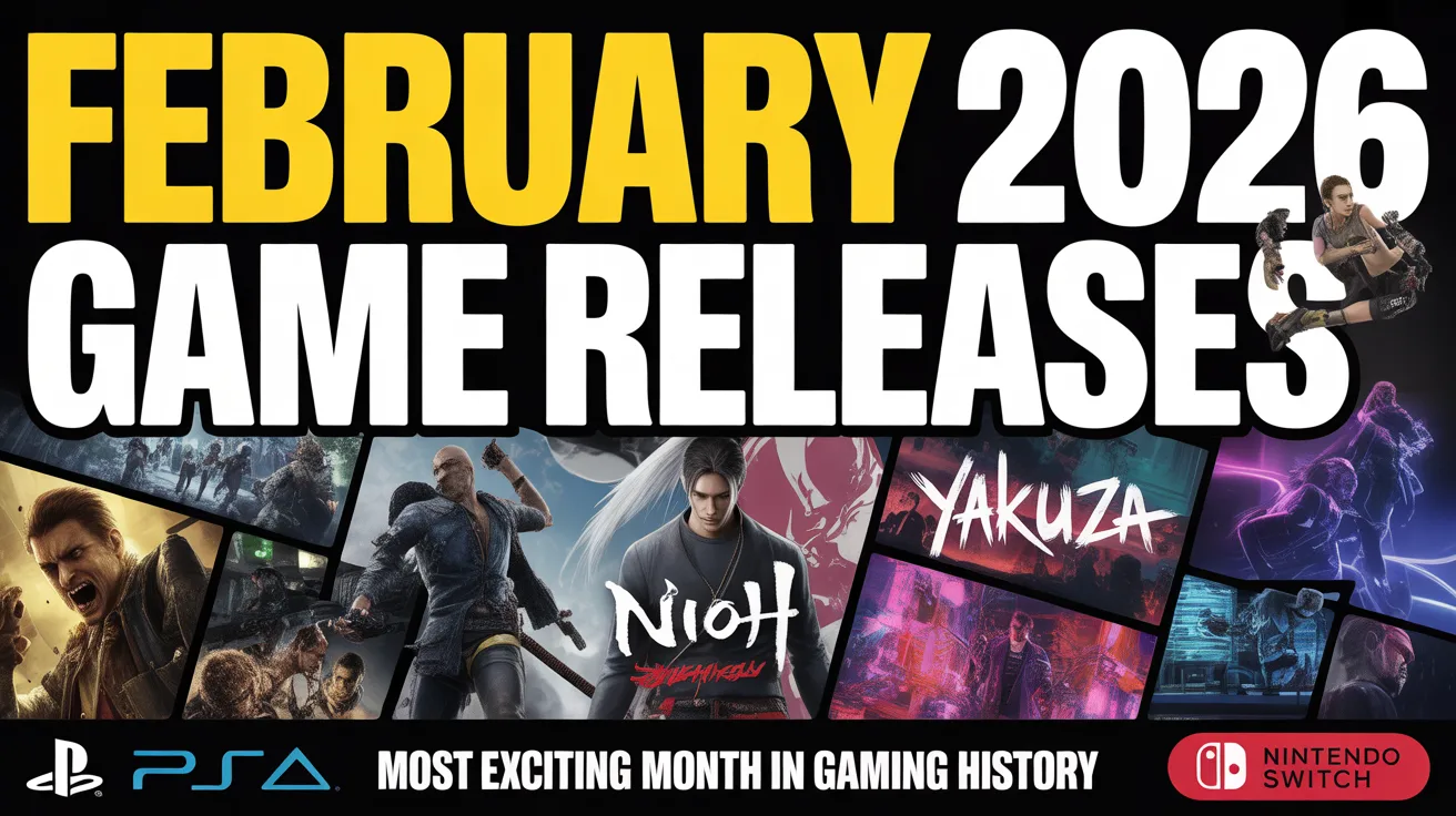 February 2026 Game Releases: Remakes, Sequels, and Blockbusters